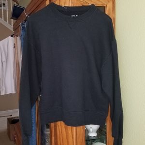 Black fleece sweater